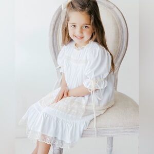 Smock Candy Ecru Heirloom Ivory Dress